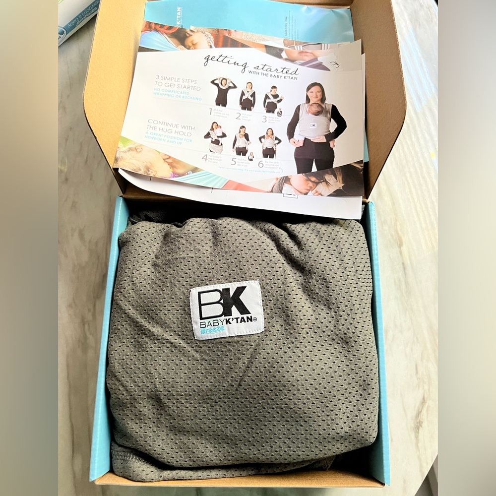 Baby K’Tan Breeze Carrier in Charcoal